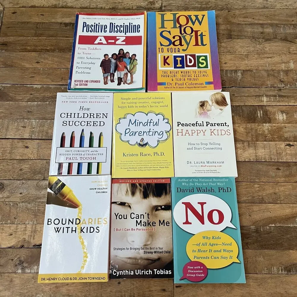 Parenting Books Raising Happy Children Lot of 8 Paper Cover MIndful Parenting